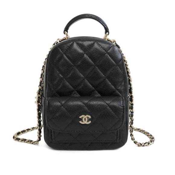 Chanel 2025 Classic Mini Backpack in black NEW AUTHENTIC - Picture 1 of 8